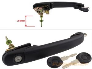 CAD10, VW Caddy kilincs, jobb els, 95-